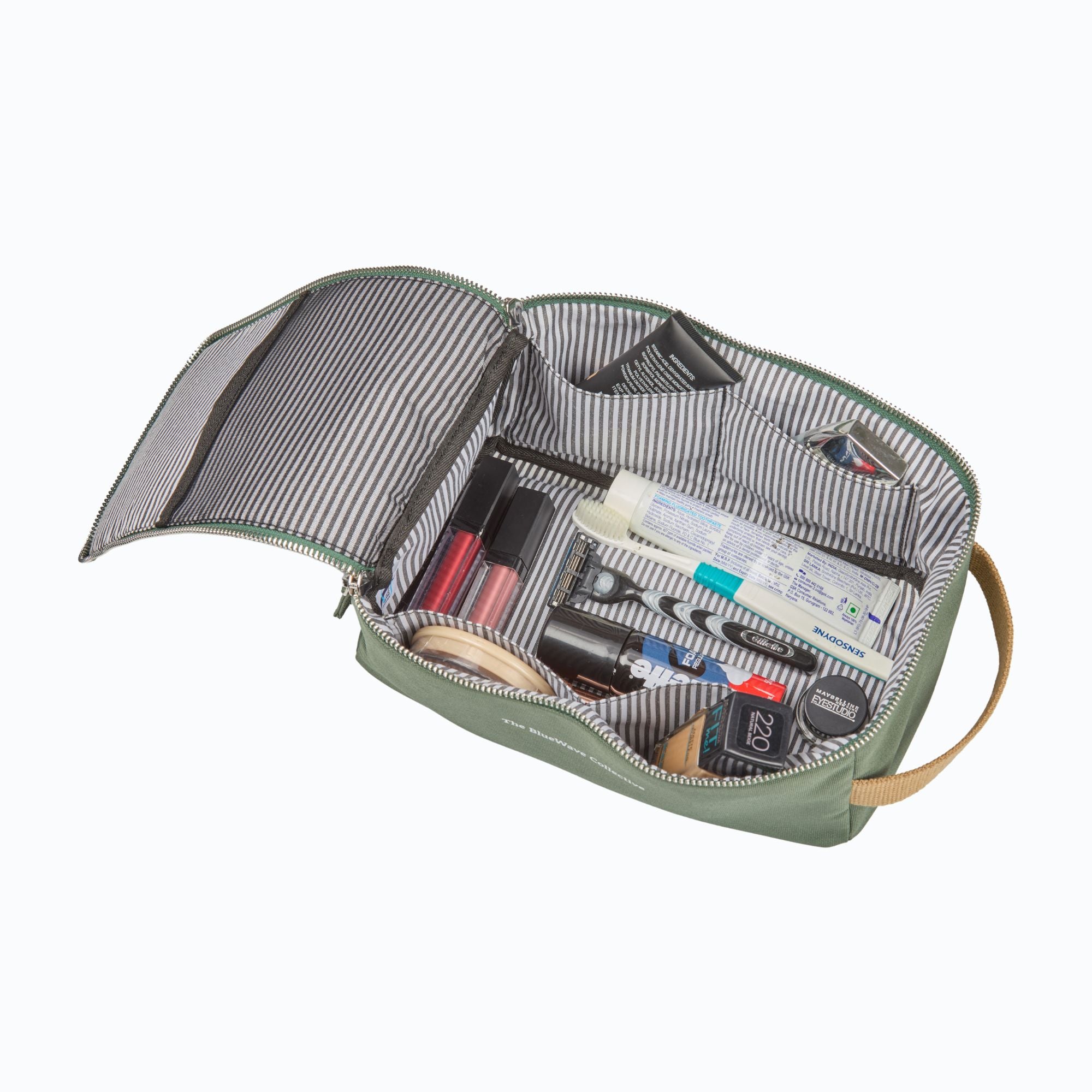 Re.8 Cycle | Sand Toiletry Bag Green