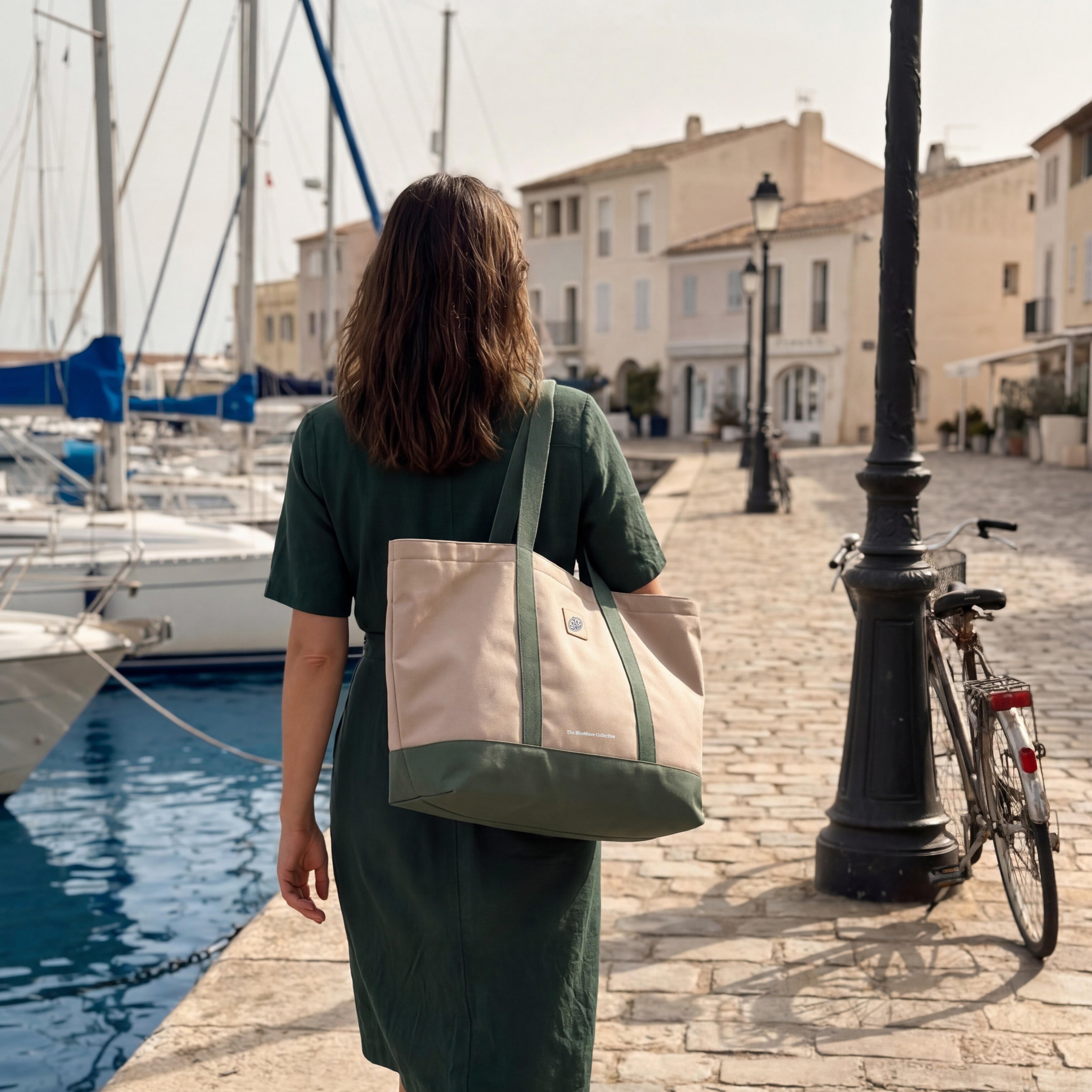 Re.23 Cycle | Dune Tote Groen/grijs