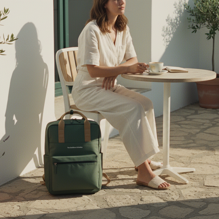 Re.32 Cycle | Rolltop Backpack Green