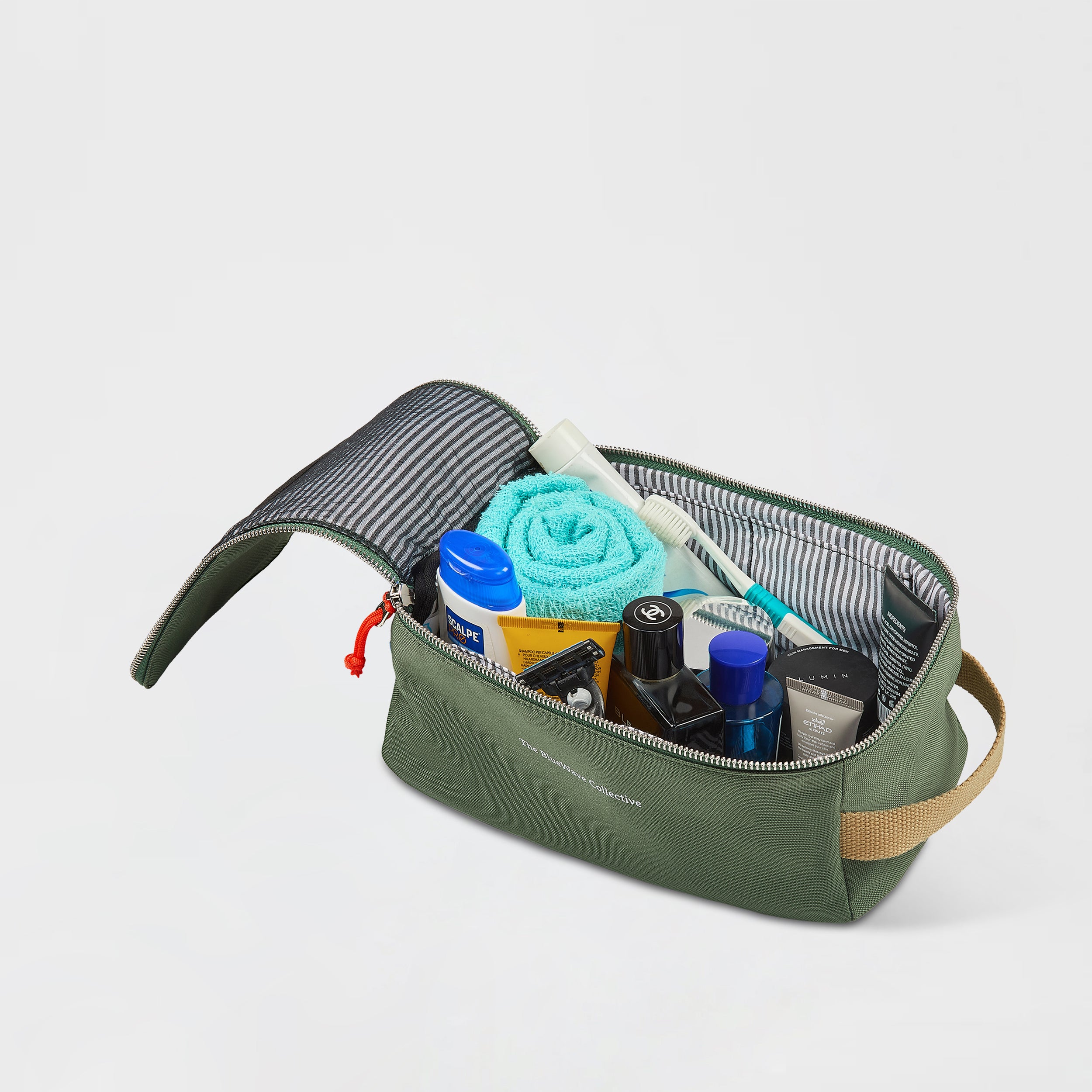 Re.8 Sand Toiletry Bag - Olive