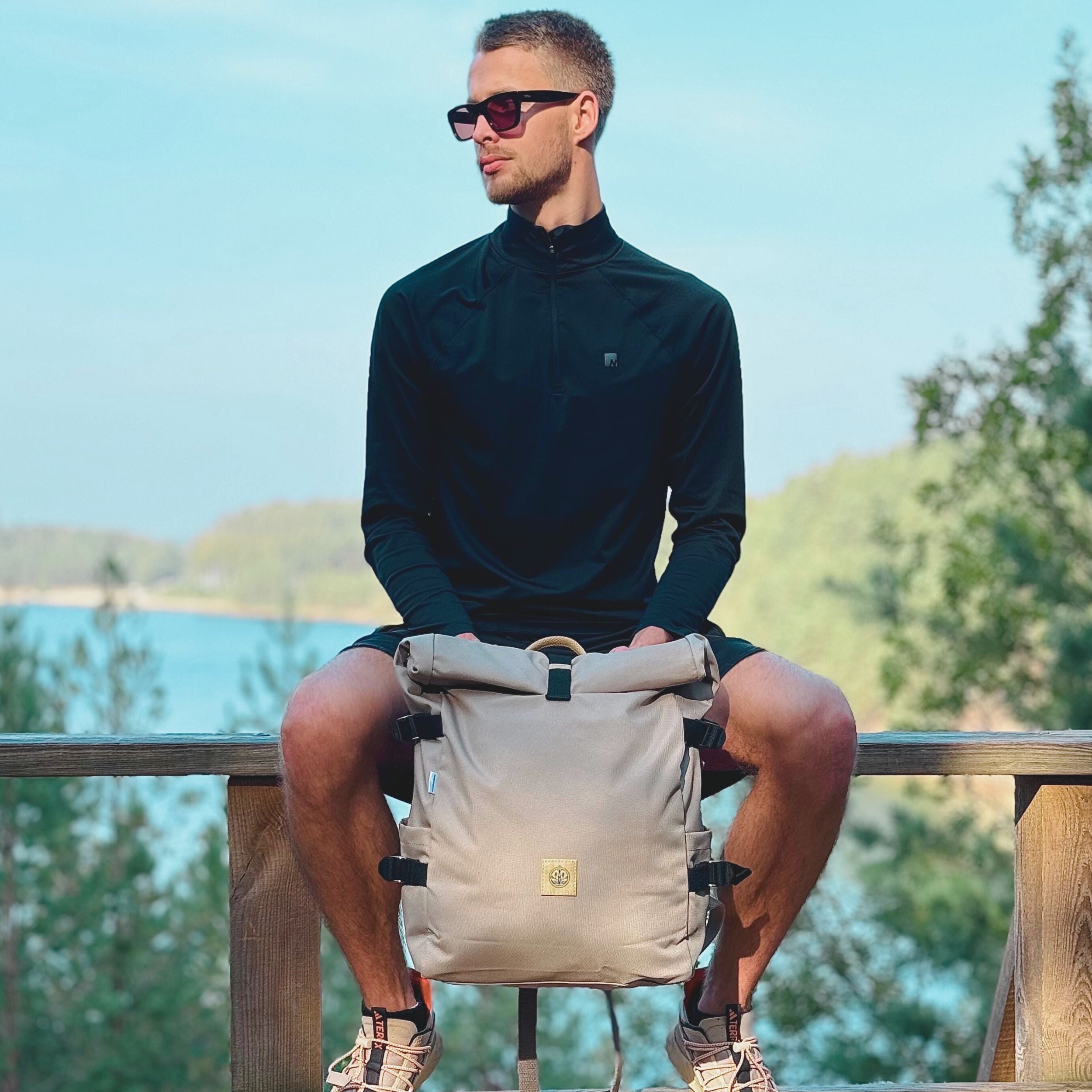 Re.32 Cycle | Rolltop Backpack Gray