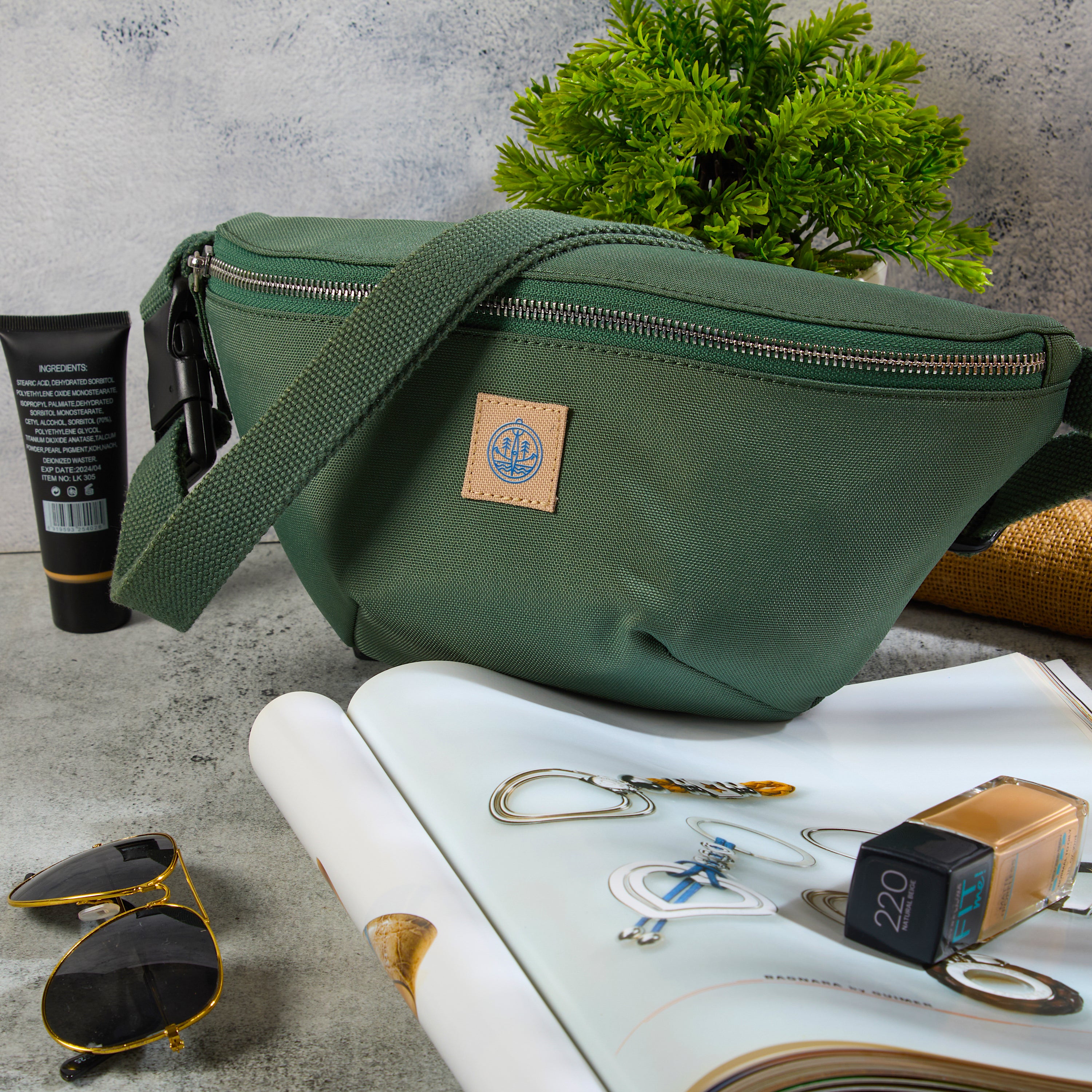 Re.9 Cycle | Drift Waist Bag Green