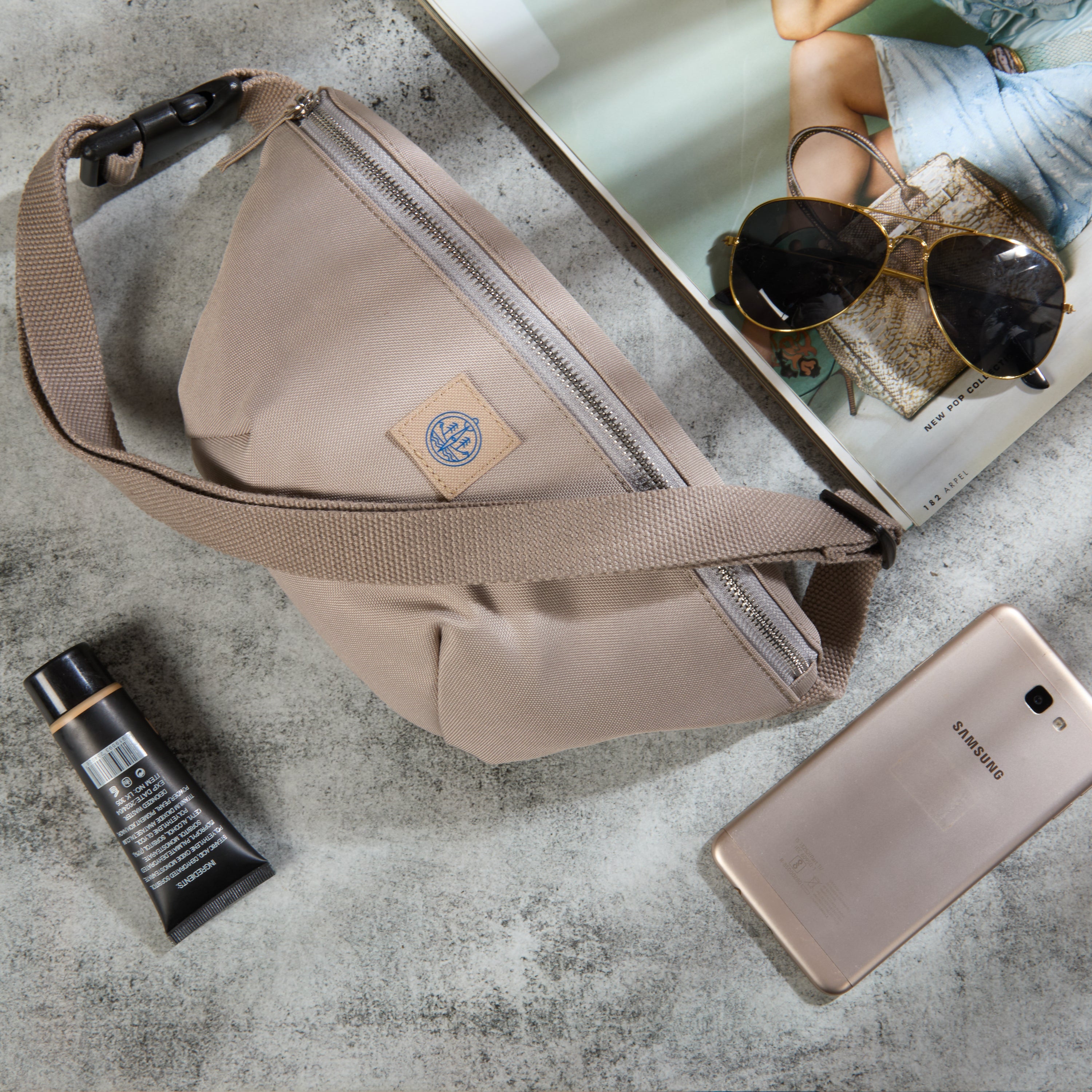 Re.9 Cycle | Drift Waist Bag Grey