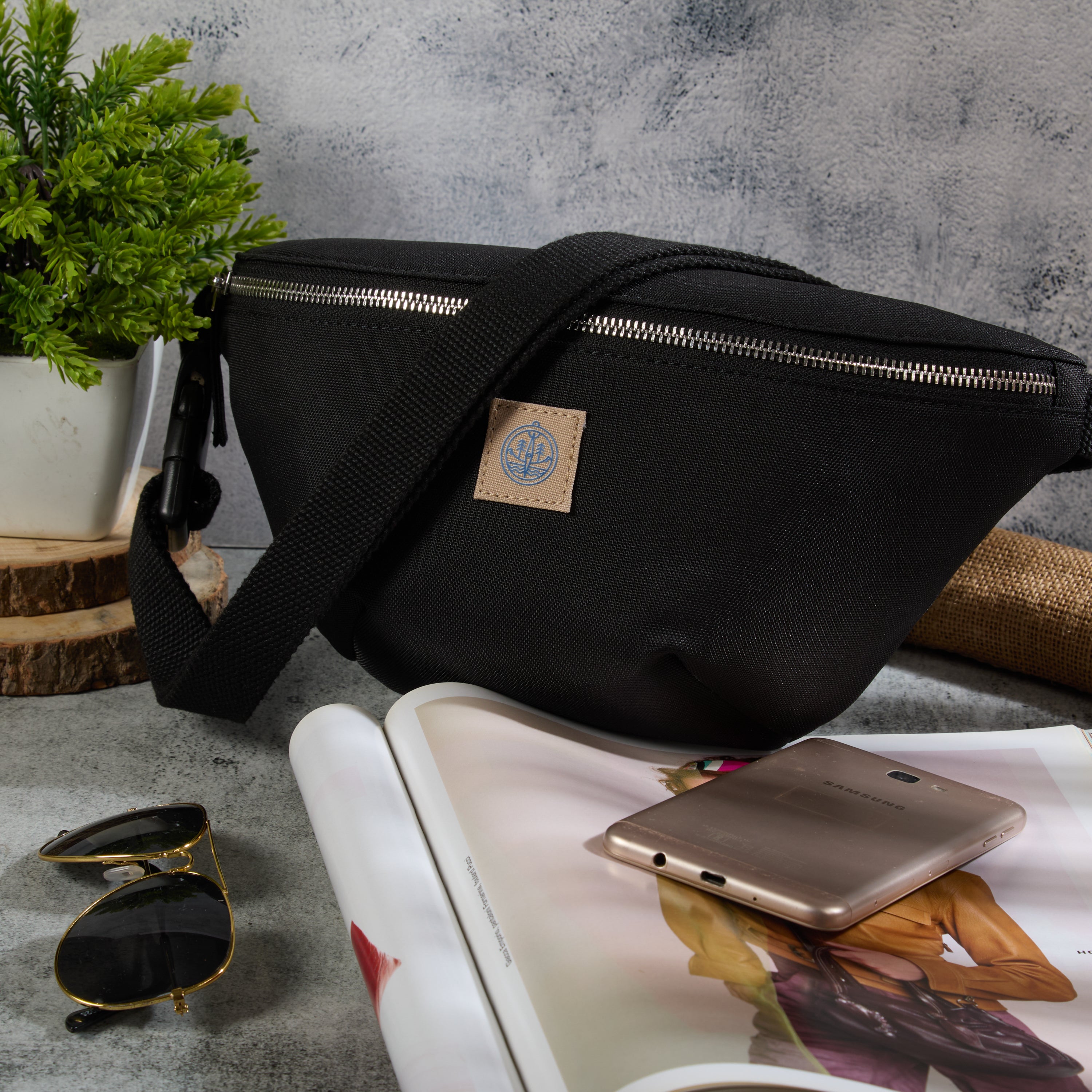 Re.9 Cycle | Drift Waist Bag Black