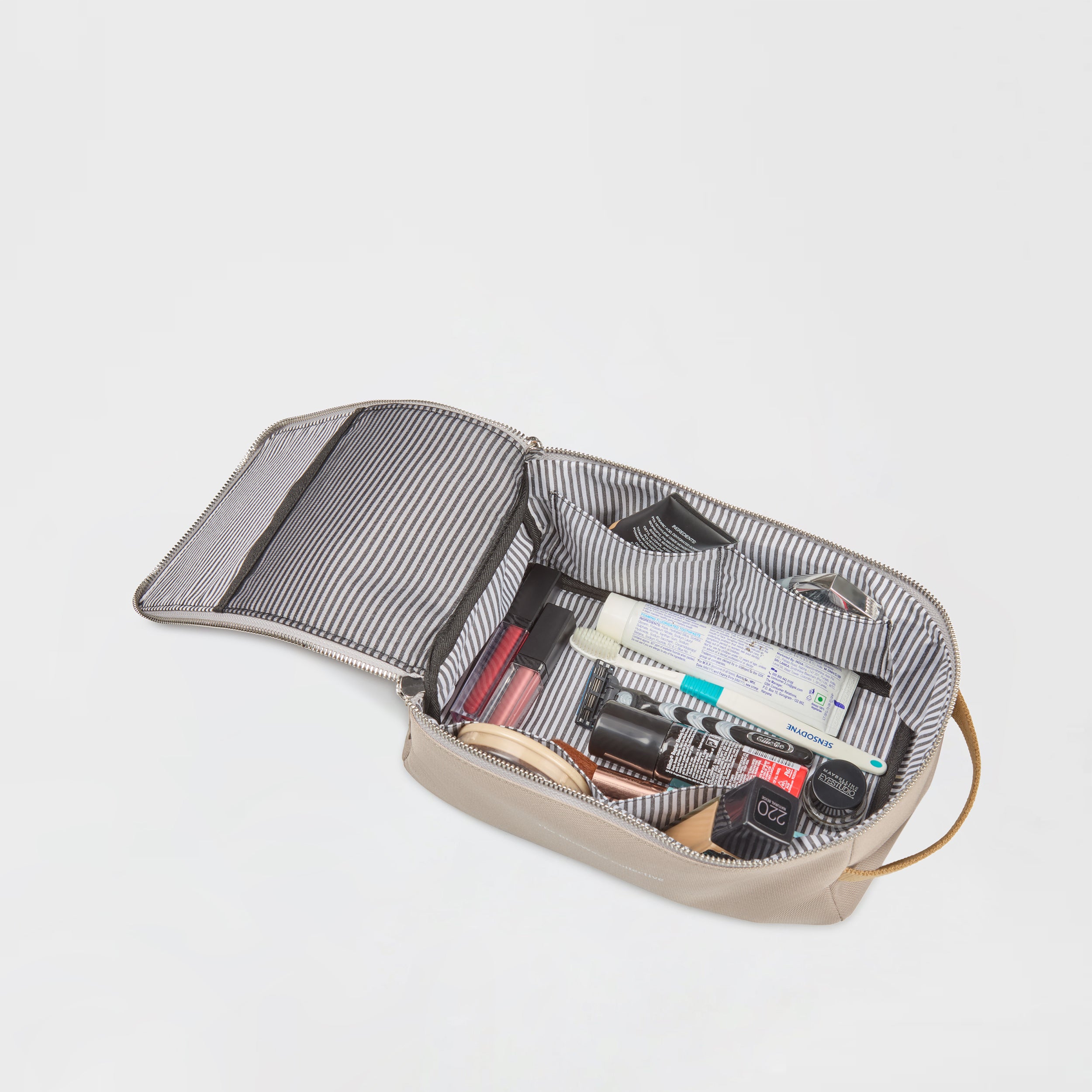 Re.8 Sand Toiletry Bag - Stone