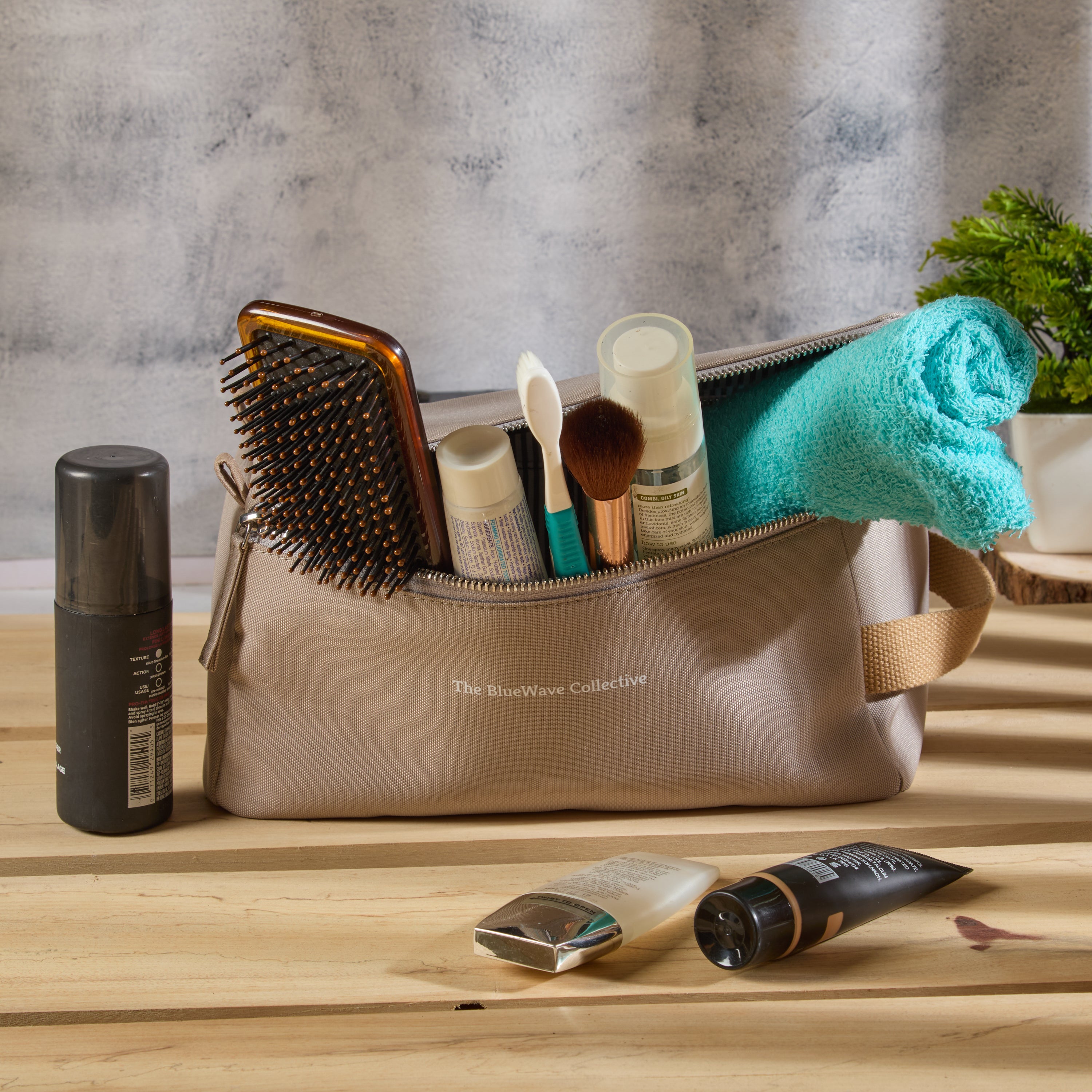 Re.8 Cycle | Sand Toiletry Bag Grey