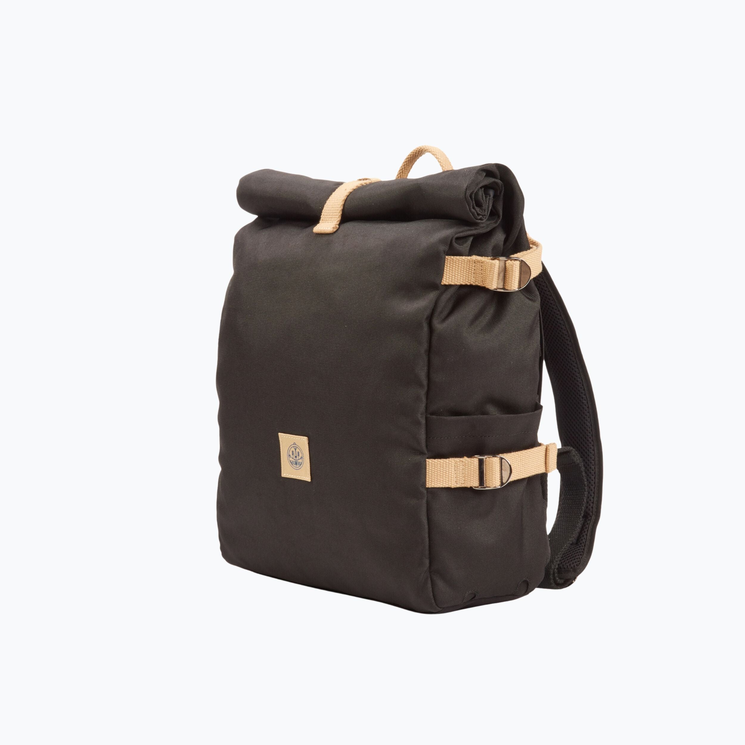 RE.32 Cycle | Roll-top Backpack Black