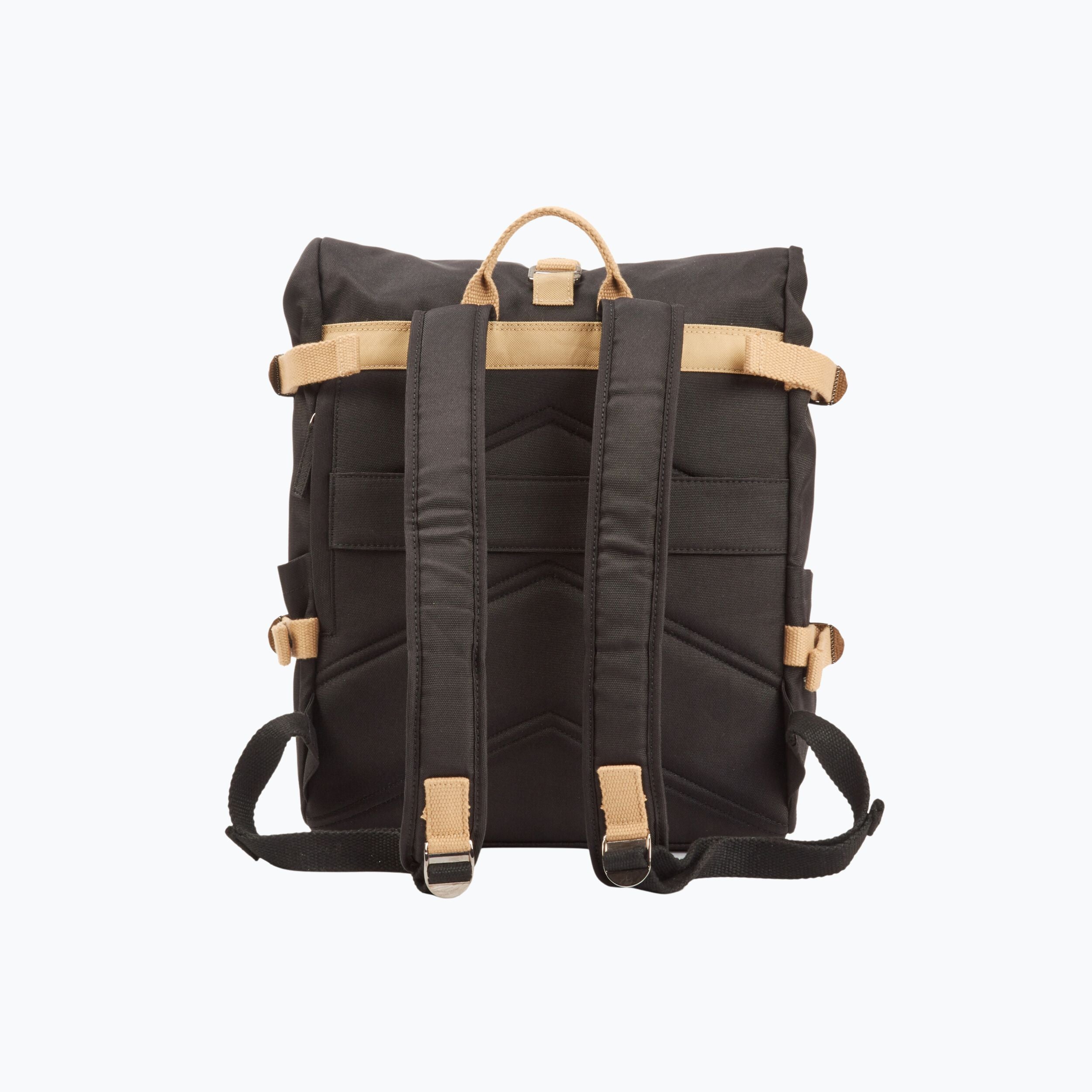 RE.32 Cycle | Roll-top Backpack Black