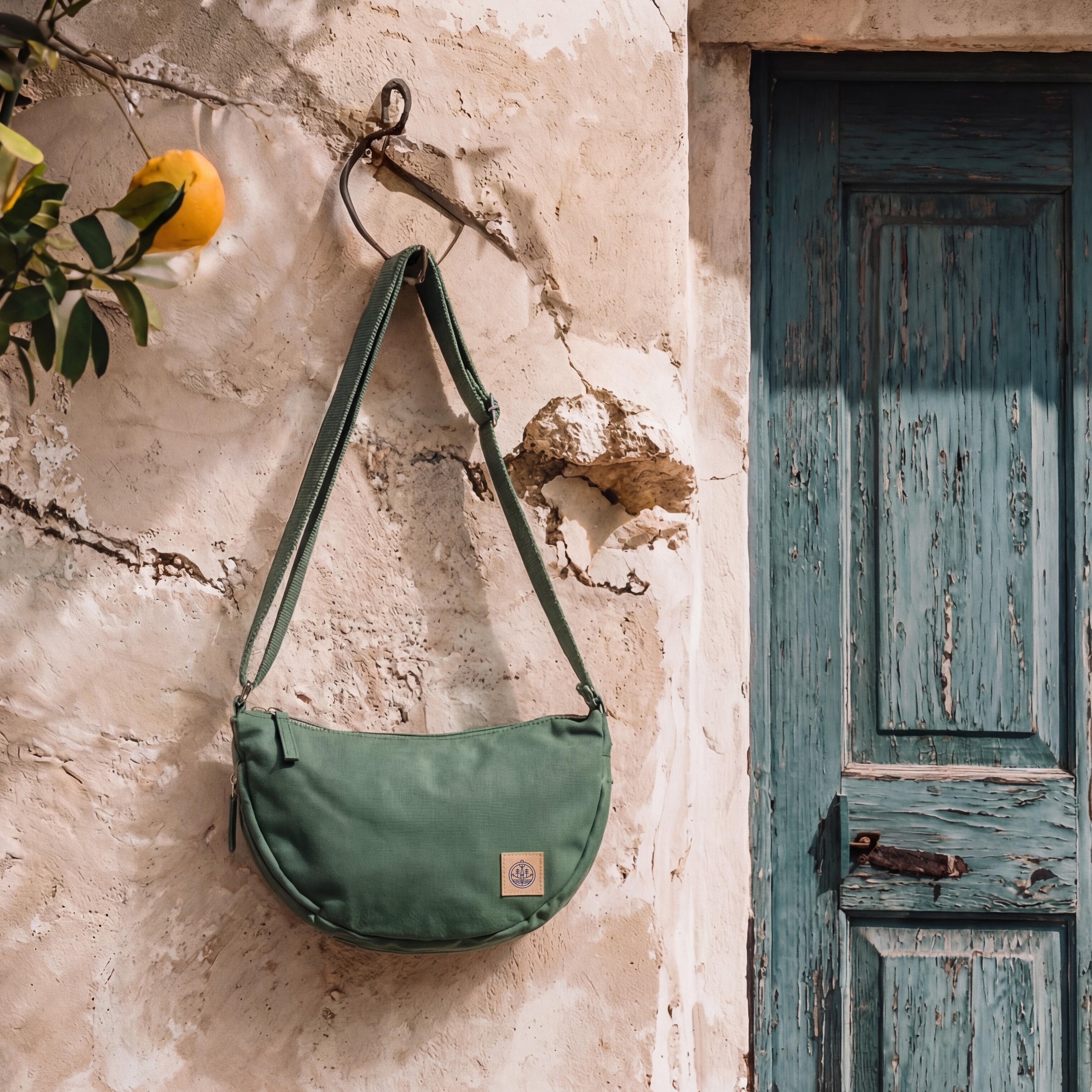 Olive Crossbody Bag | 7 Recycled Bottles | The BlueWave Collective