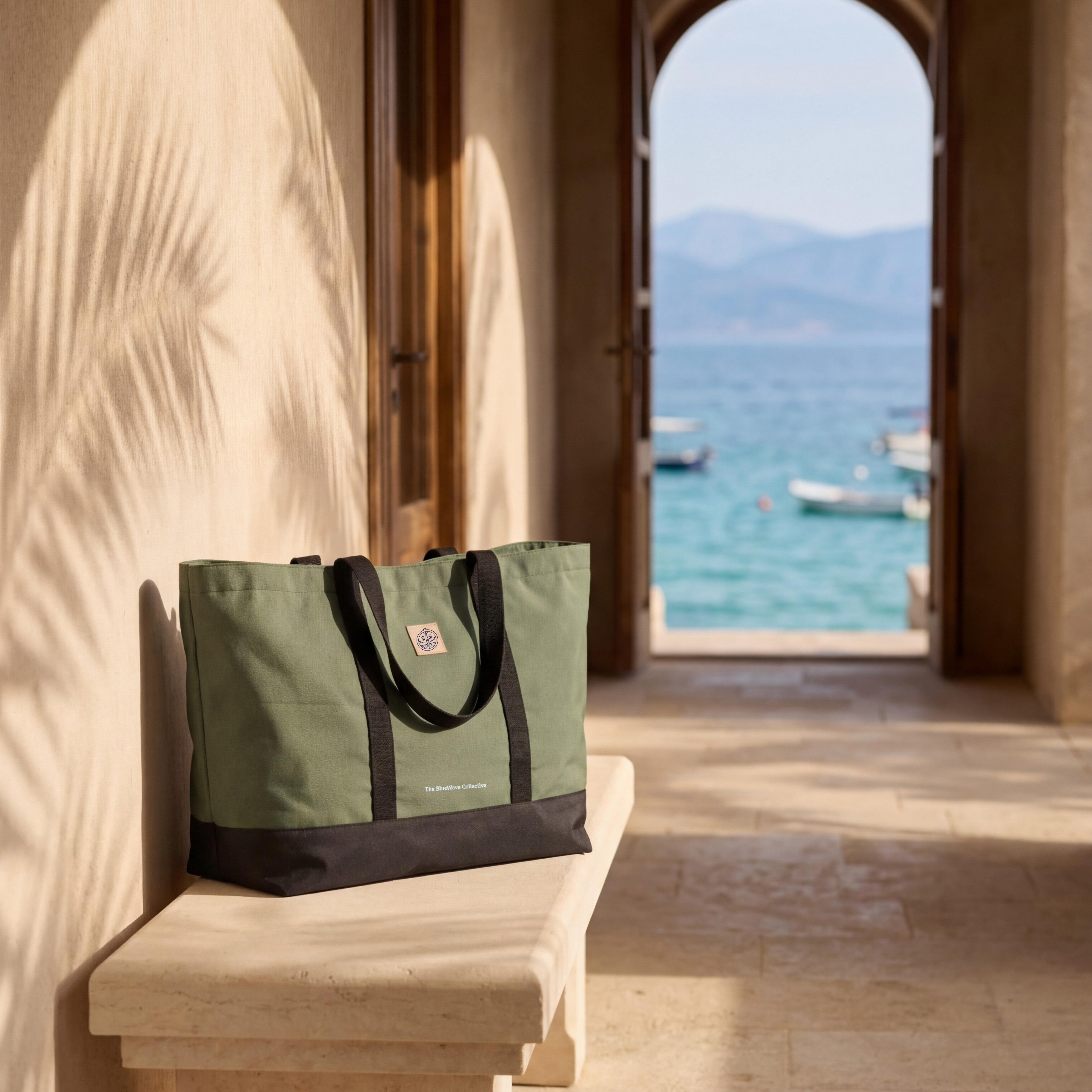 Re.23 Dune Tote – Midnight/olive