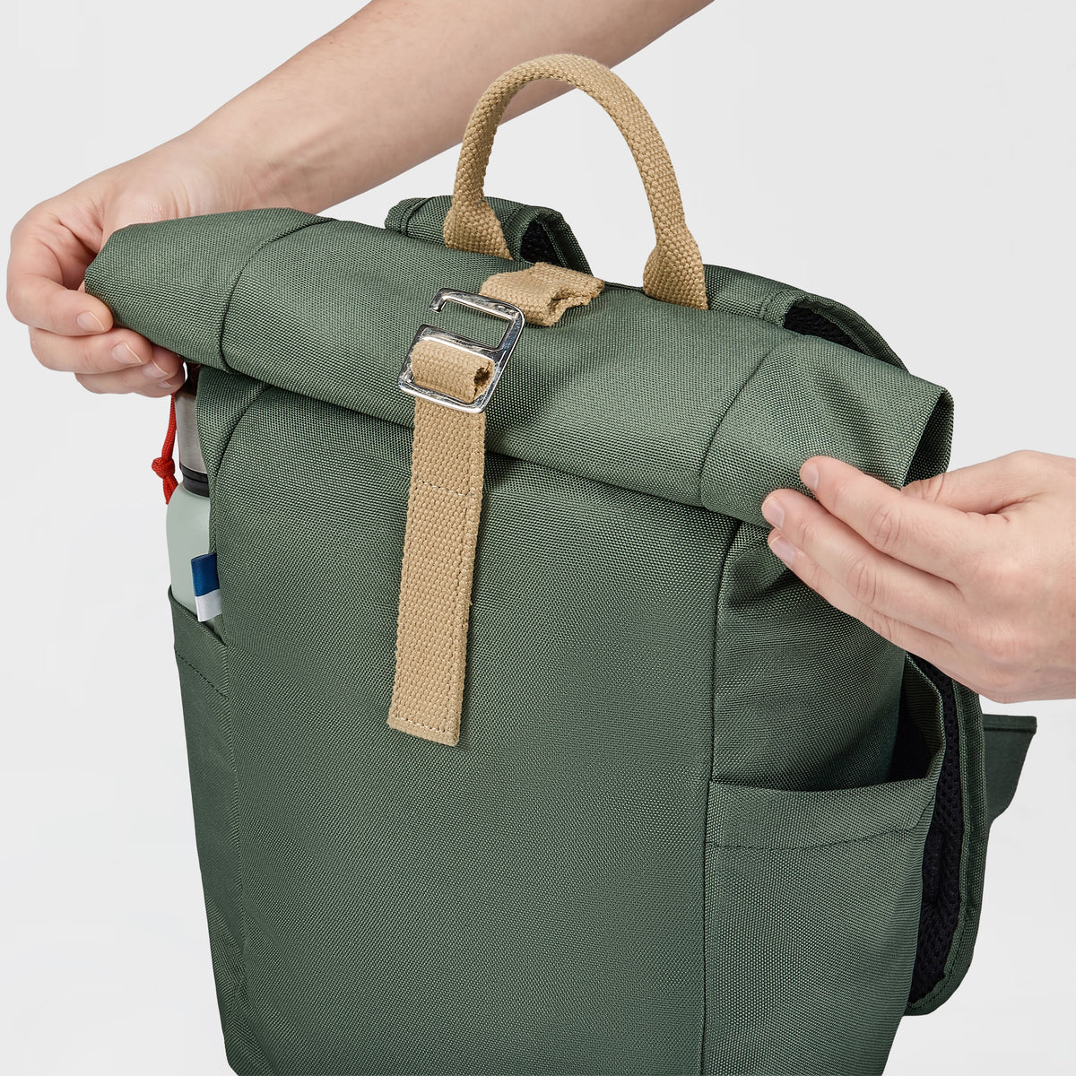 Re.18 Rolltop Backpack Mini – Olive