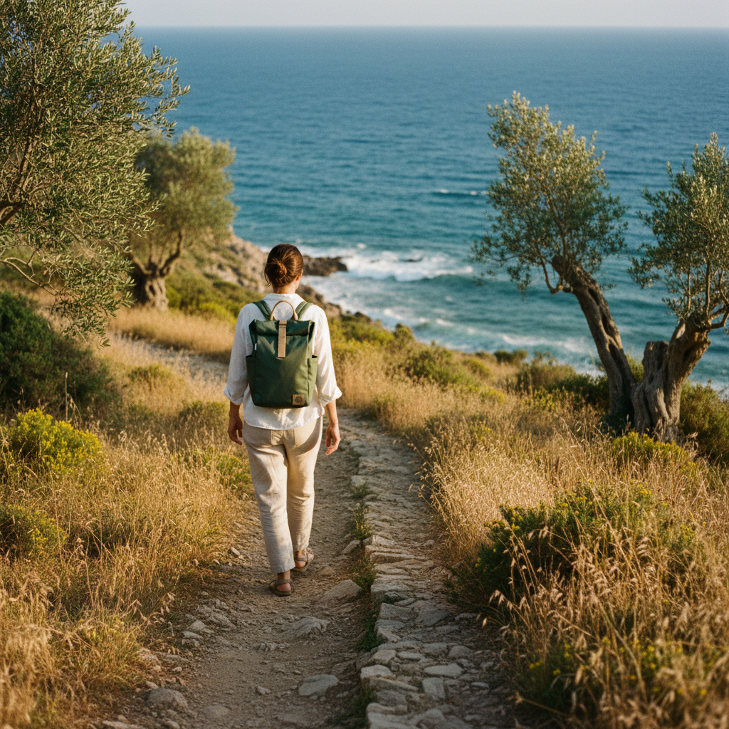 Re.18 Rolltop Backpack Mini – Olive