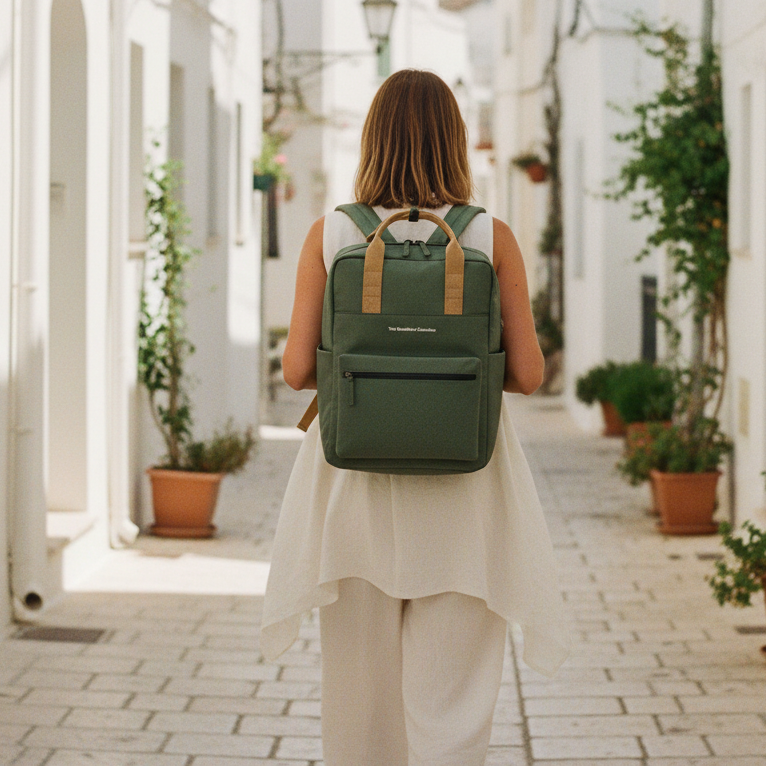Re.32 Cycle | Rolltop Backpack Green