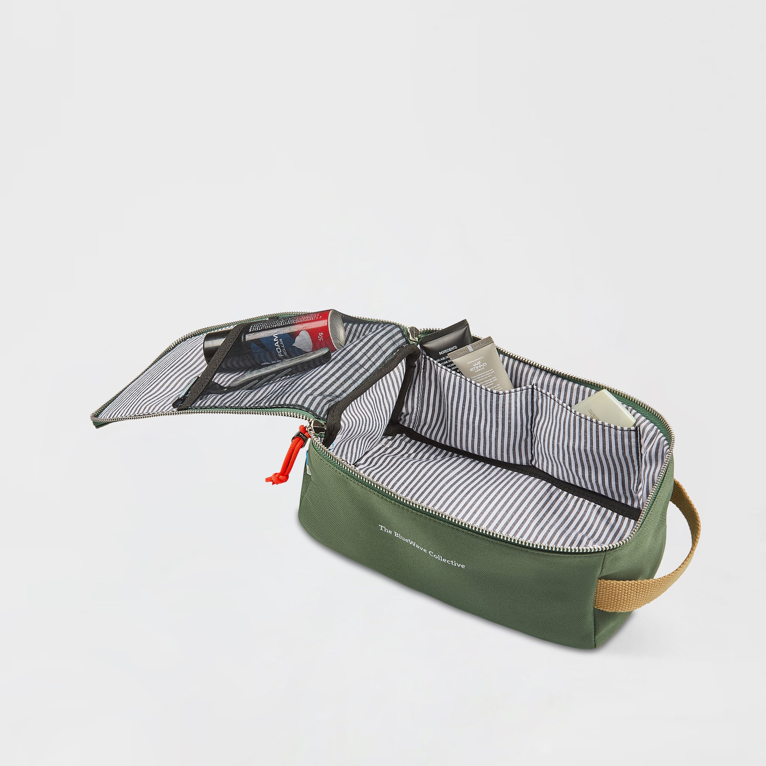 Re.8 Sand Toiletry Bag - Olive