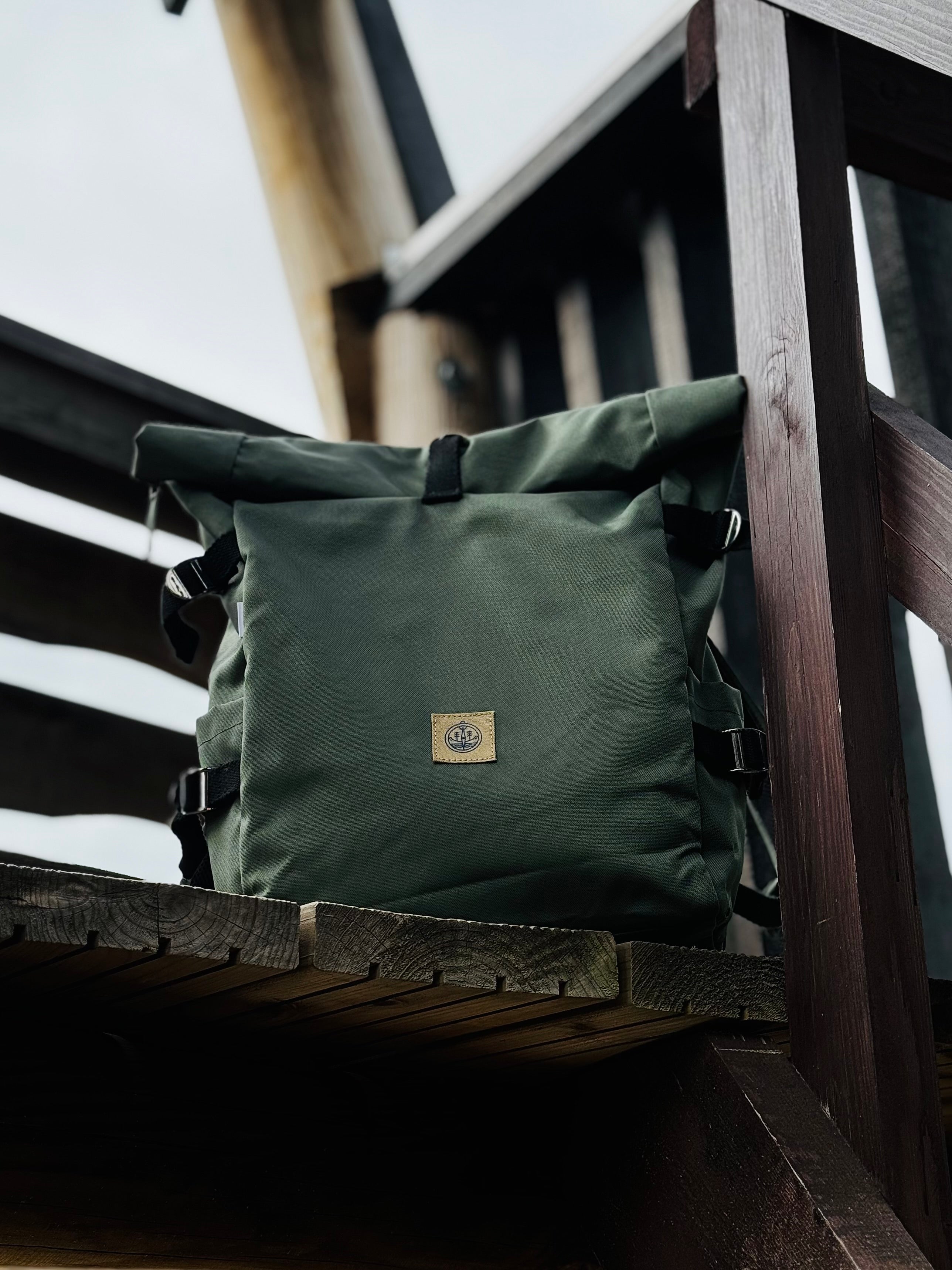 RE.32 Cycle | Roll-top Backpack Green