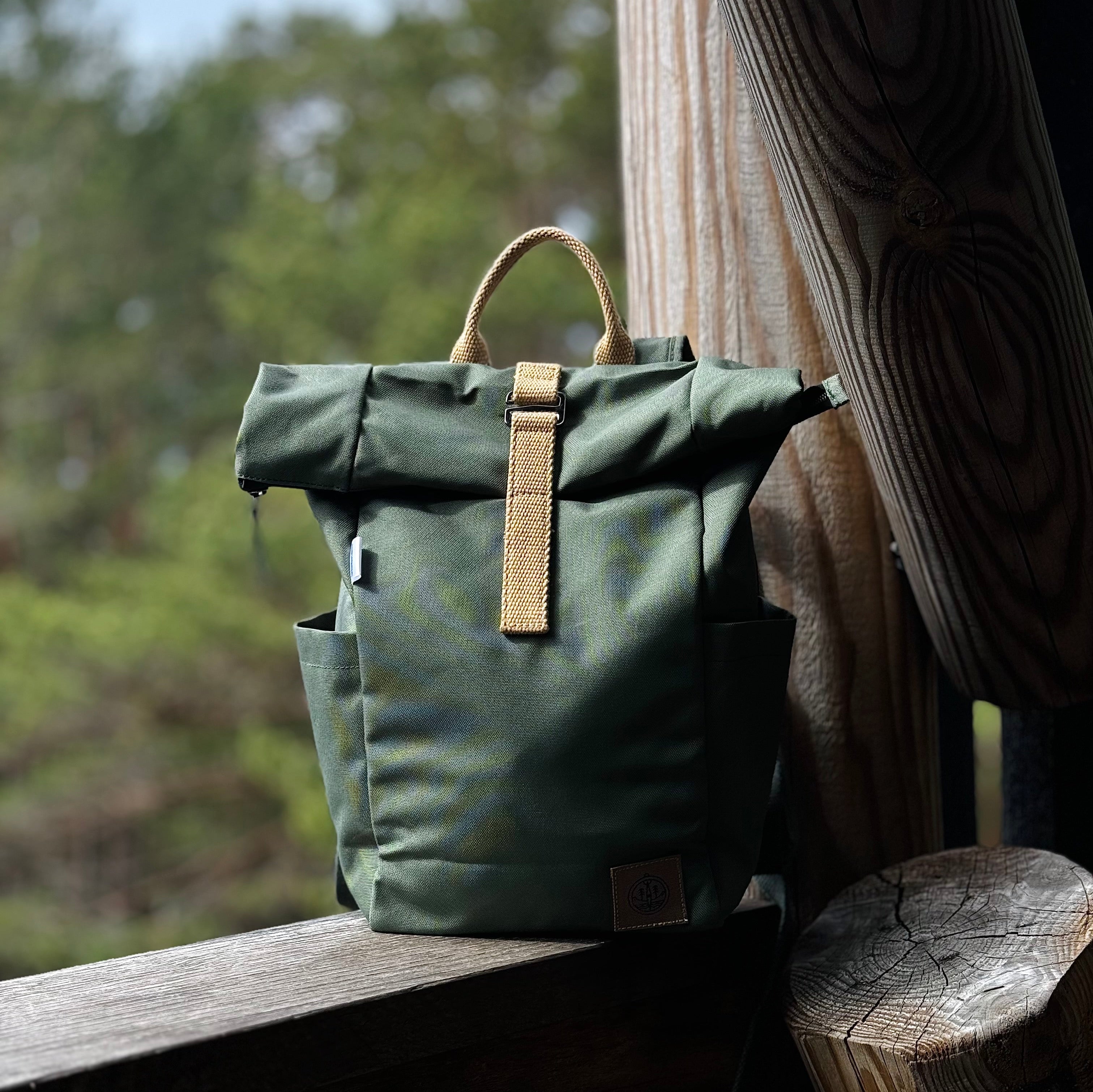 Re.18 Cycle | Rolltop Rugzak Mini Groen