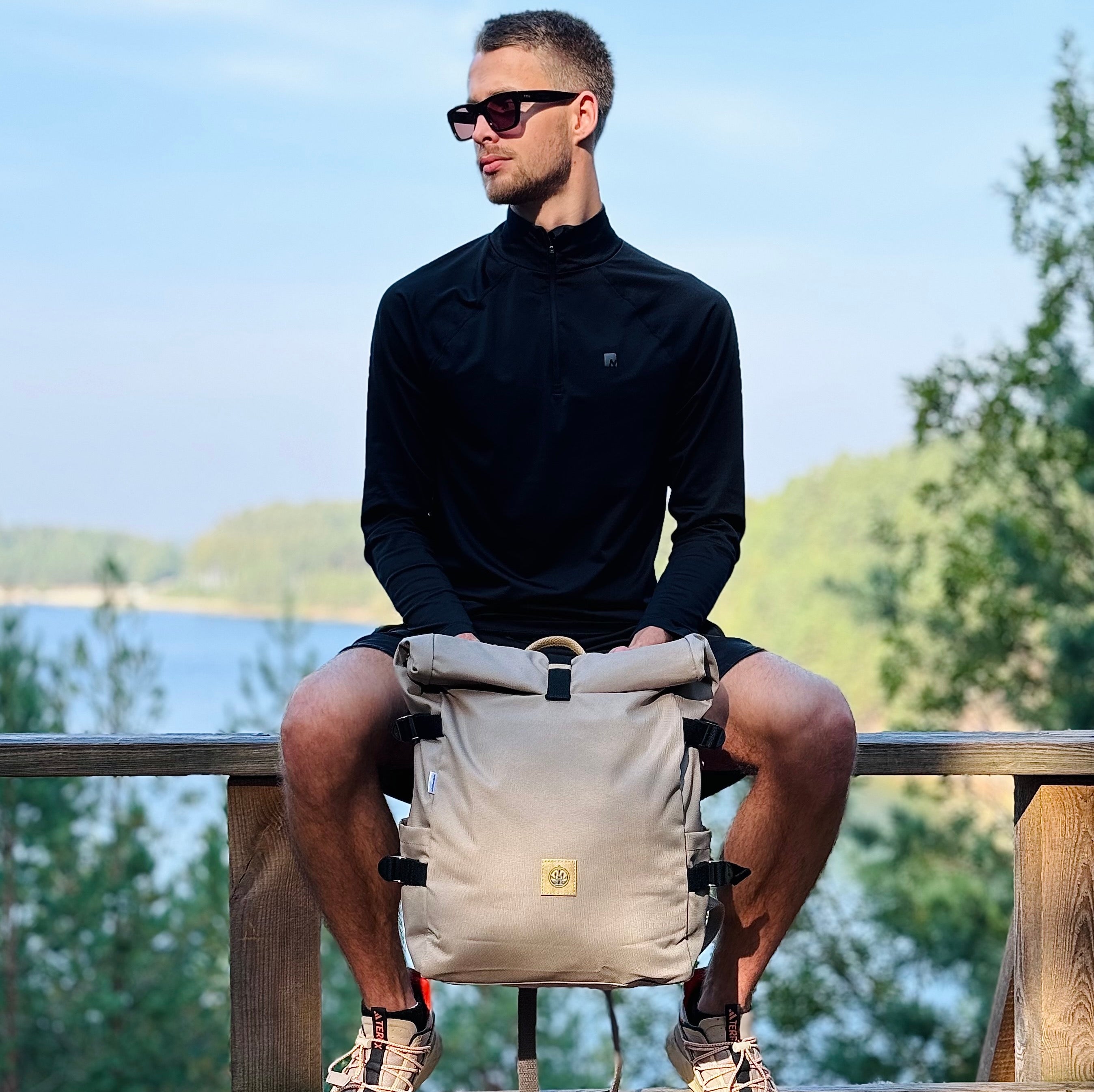 Re.32 Cycle | Rolltop Rugzak Grijs