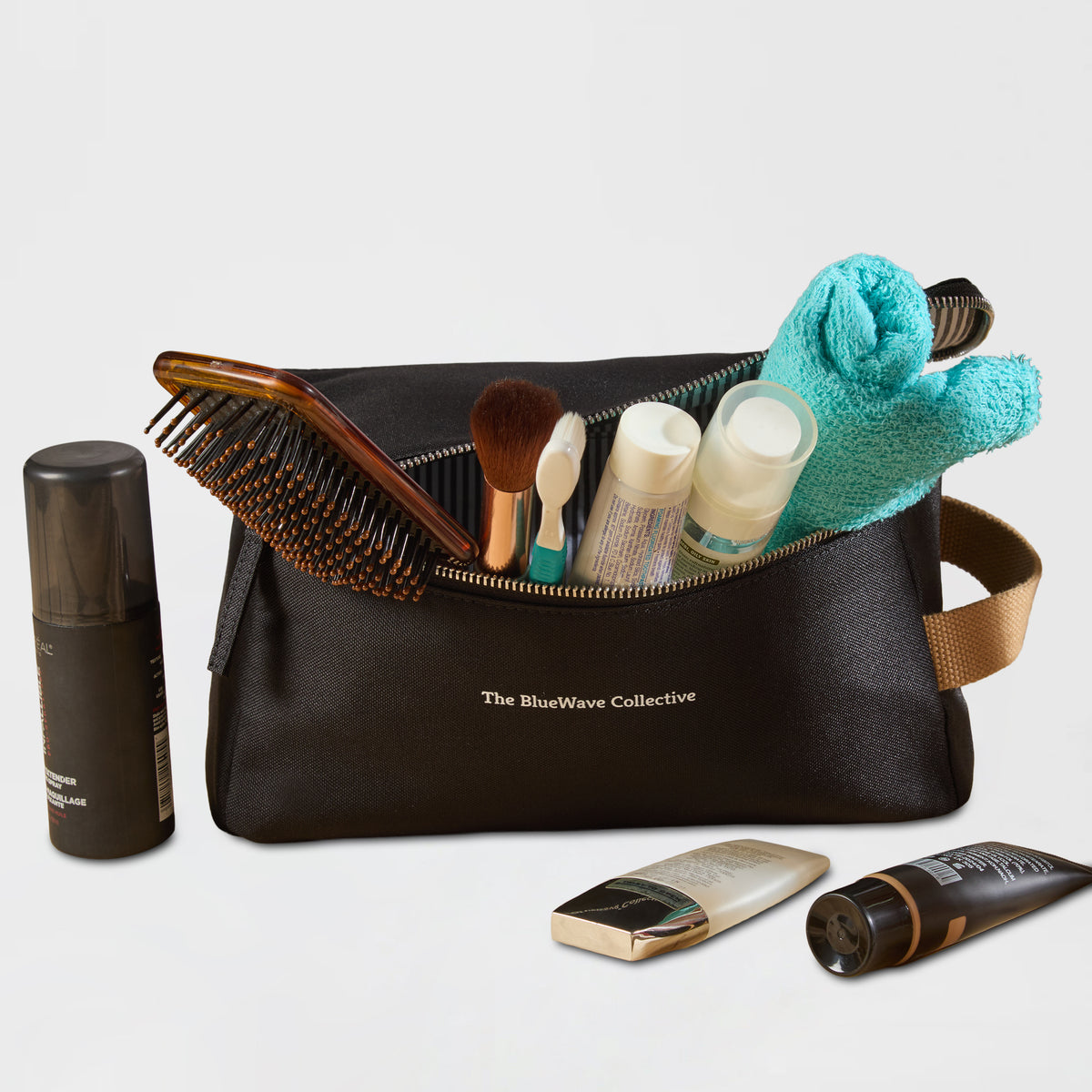 Re.8 Sand Toiletry Bag - Midnight