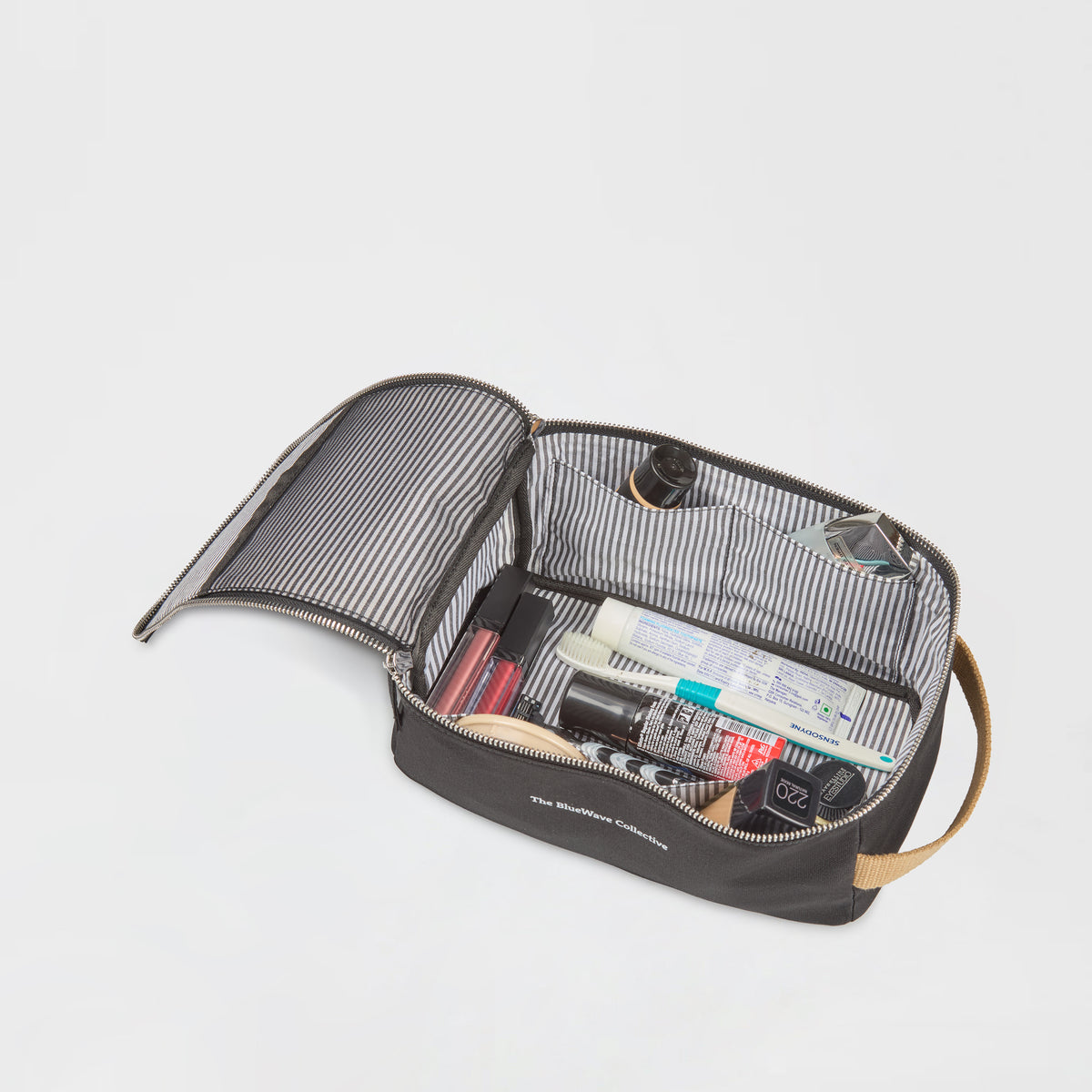 Re.8 Sand Toiletry Bag - Midnight